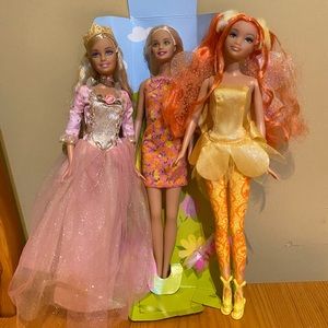 90’s Barbie’s - Princess, Summertime, Fairy